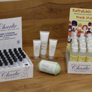 Printing boxes and displays of Charlies products